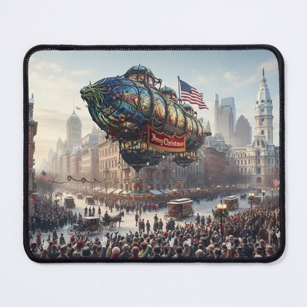 Item preview, Philadelphia Historic XMAS Scene 1900’s Airship designed and sold by AppliedAtelier.