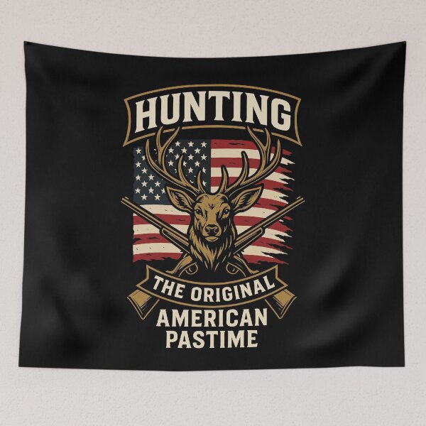 Item preview, Hunting The Original American Pastime 4th of July designed and sold by LuminOrb.