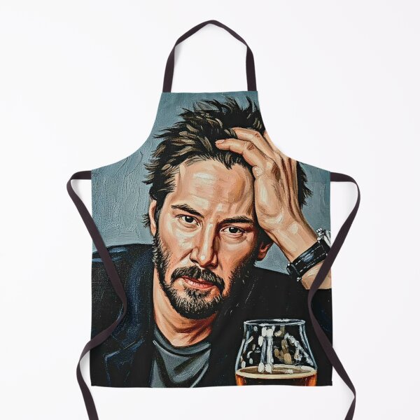 Item preview, Relaxed Legend - Keanu Reeves Bar Scene Art designed and sold by Art's Diner.