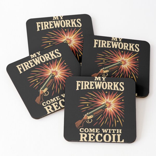 Item preview, My Fireworks Come With Recoil Hunting 4th designed and sold by LuminOrb.