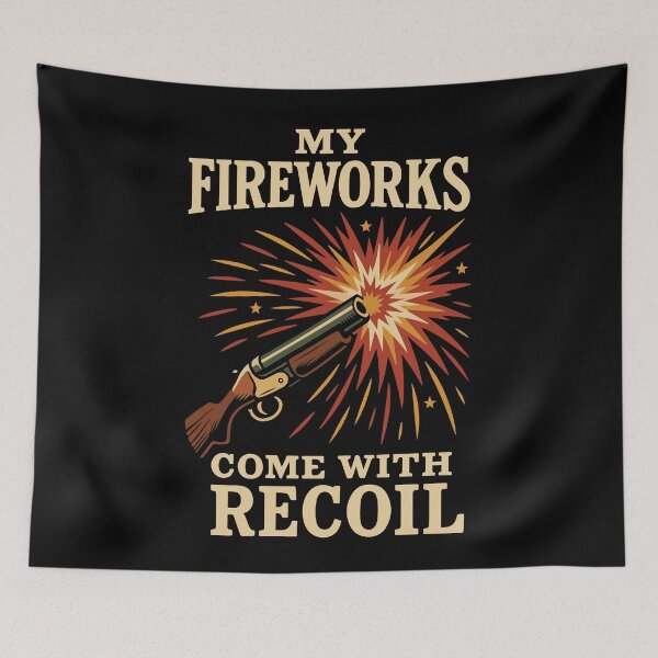 Item preview, My Fireworks Come With Recoil Hunting 4th designed and sold by LuminOrb.