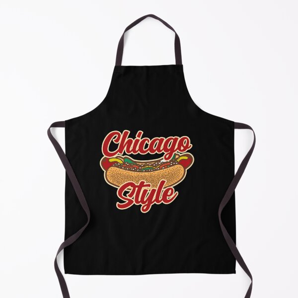 Item preview, Chicago Style Hot Dog Fun Food Illustration designed and sold by uyzhqidk56.