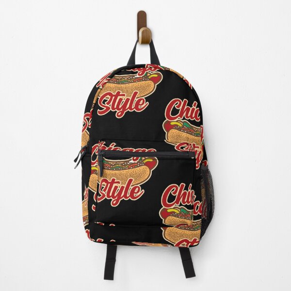 Item preview, Chicago Style Hot Dog Fun Food Illustration designed and sold by uyzhqidk56.