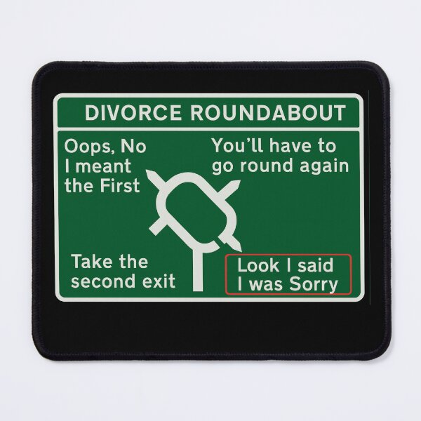 Item preview, Divorce Roundabout designed and sold by halibutgoatramb.