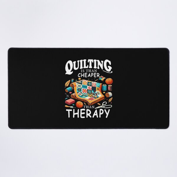 Item preview, Quilting Is My Therapy Funny Sewing For designed and sold by JoannMinndy.