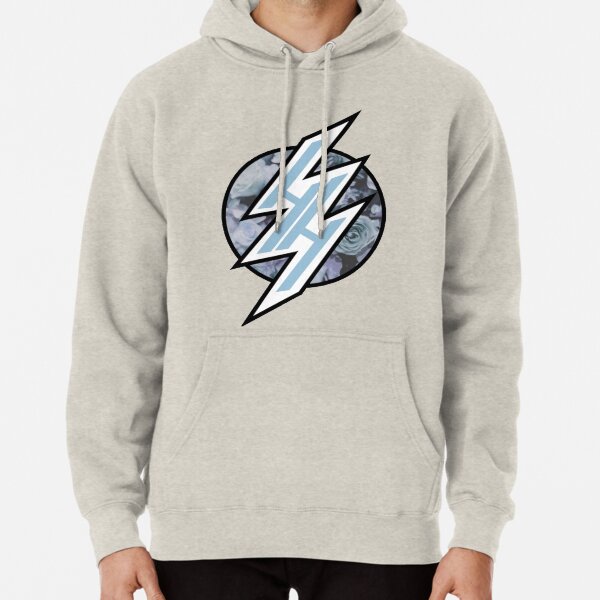 HENTAI HAVEN LIGHT BLUE PASTEL FLORAL Pullover Hoodie