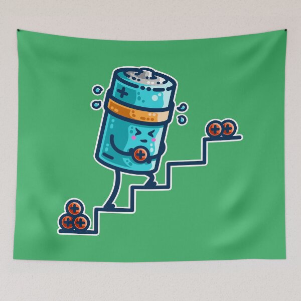 Item preview, Cute Working Battery designed and sold by Flaming Imp.
