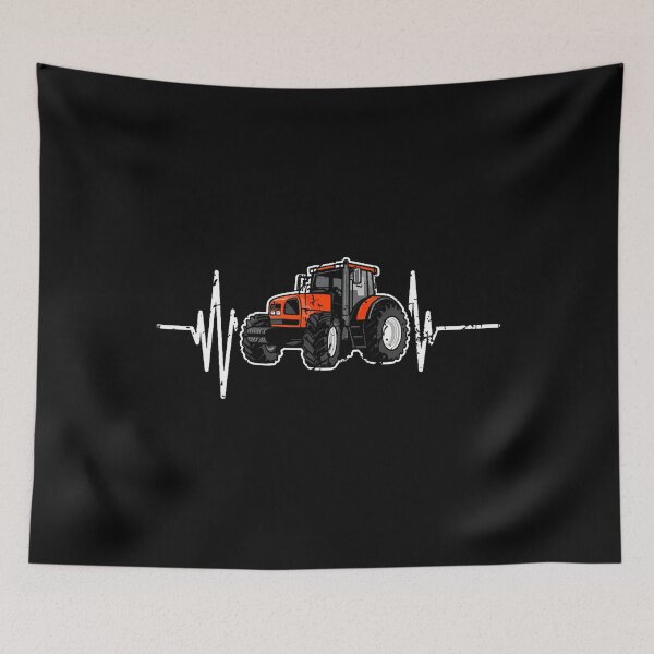 Item preview, Tractor Lovers Heartbeat Farmers Funny designed and sold by GeorgeneCharlo.