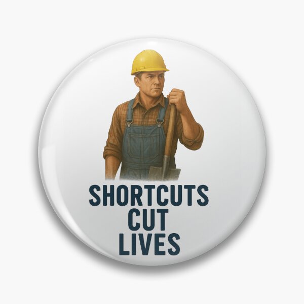 Item preview, Shortcuts Cut Lives – Agricultural Safety Poster & Apparel Design designed and sold by Badegi Tradings.