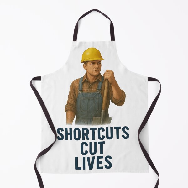 Item preview, Shortcuts Cut Lives – Agricultural Safety Poster & Apparel Design designed and sold by Badegi Tradings.