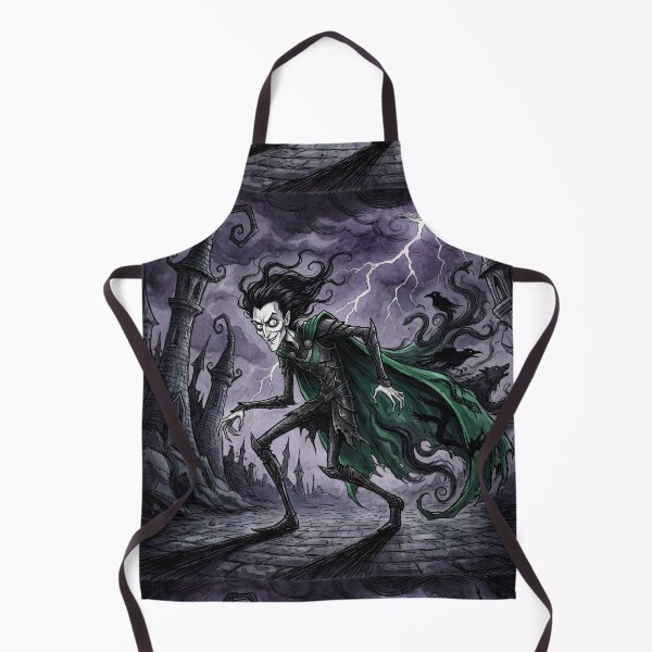 Item preview, Loki the Trickster Ancient Norse God Gothic style illustration designed and sold by Vintage Designs +.