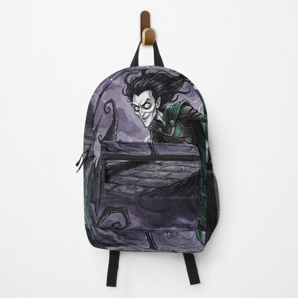 Item preview, Loki the Trickster Ancient Norse God Gothic style illustration designed and sold by Vintage Designs +.