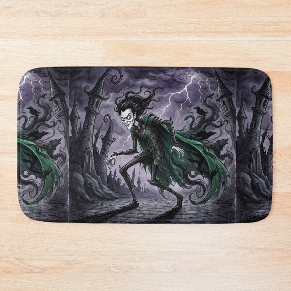 Item preview, Loki the Trickster Ancient Norse God Gothic style illustration designed and sold by Vintage Designs +.