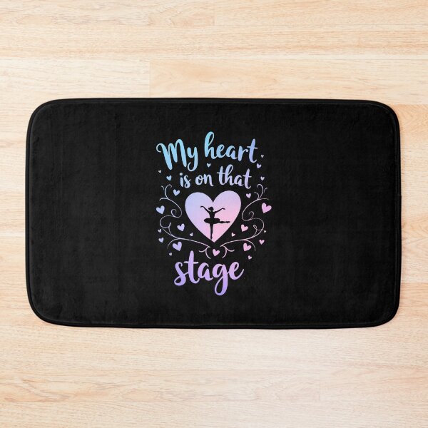 Item preview, My Heart Is On That Stage Funny Retro Dance Mom designed and sold by EdithKelly1.
