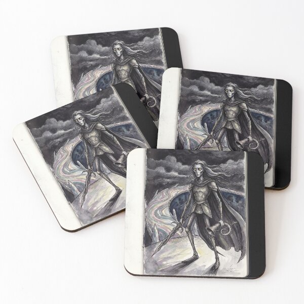 Item preview, Heimdall Bifrost Sentinel Ancient Norse God Gothic style illustration designed and sold by Vintage Designs +.