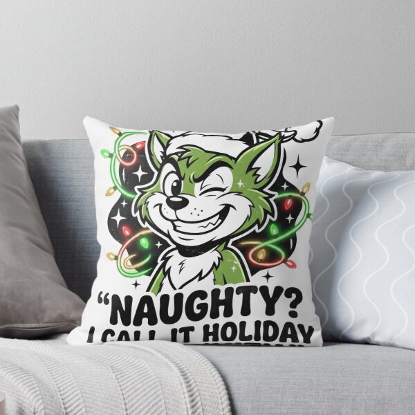 Item preview, “Funny Green Christmas Mischief Tee – NAUGHTY HOLIDAY CREATIVITY”. Ai generated. designed and sold by GreaterVibePOD.