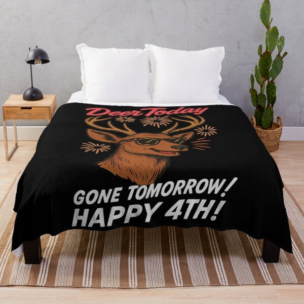 Item preview, Deer Today Gone Tomorrow Happy 4th Hunting designed and sold by LuminOrb.
