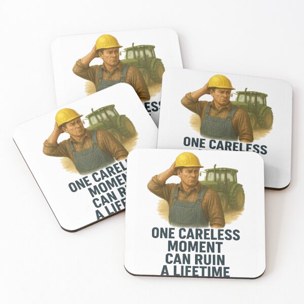 Item preview, One Careless Moment Can Ruin a Lifetime – Farming Safety Awareness Design for Farmers & Ranchers designed and sold by Badegi Tradings.