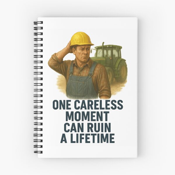 Item preview, One Careless Moment Can Ruin a Lifetime – Farming Safety Awareness Design for Farmers & Ranchers designed and sold by Badegi Tradings.