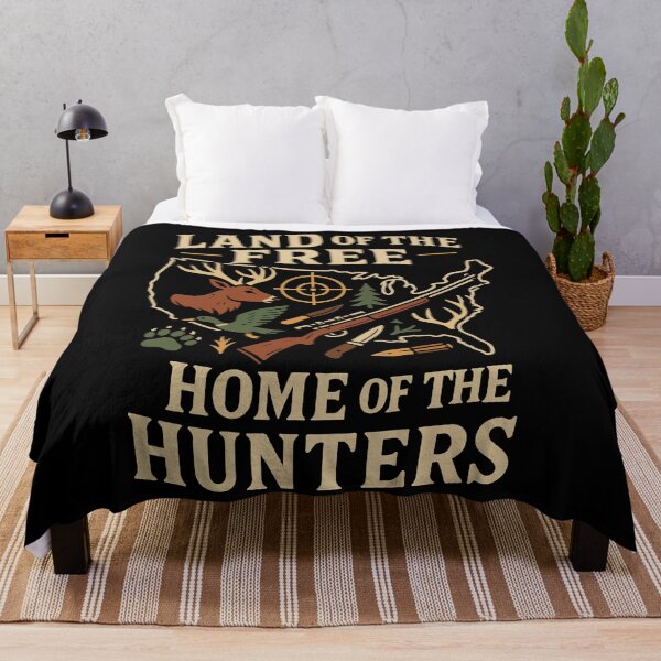 Item preview, Land Of The Free Home Of The Hunters 4th Of July designed and sold by LuminOrb.