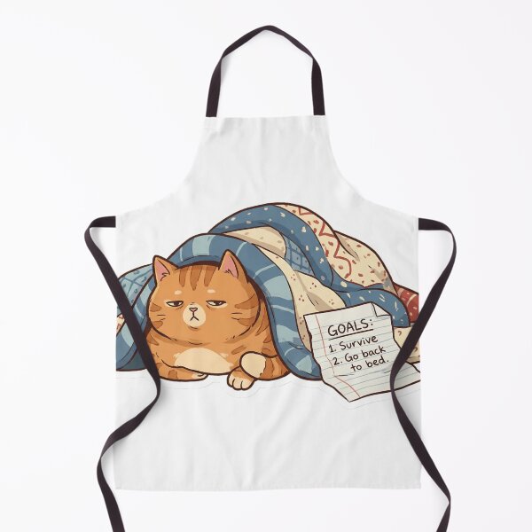 Item preview, Funny Realistic New Year Goals Cat designed and sold by StickyGuys.