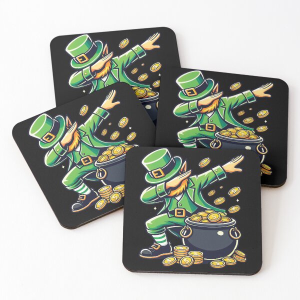 Item preview, Leprechaun Dabbing Pot Of Gold Coins Fun designed and sold by LuminOrb.