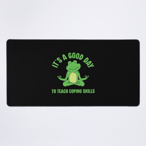 Item preview, It's A Good Day To Teach Coping Skills School Counselor Frog designed and sold by GeorgeneCharlo.
