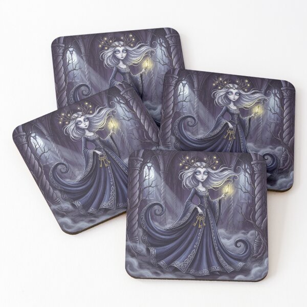 Item preview, Frigg Goddess Ancient Norse God Gothic style illustration designed and sold by Vintage Designs +.
