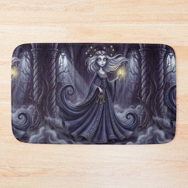 Item preview, Frigg Goddess Ancient Norse God Gothic style illustration designed and sold by Vintage Designs +.