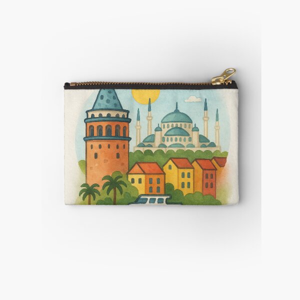 Item preview, Magical Istanbul Cityscape with Glow Accents designed and sold by MIArt Studio.
