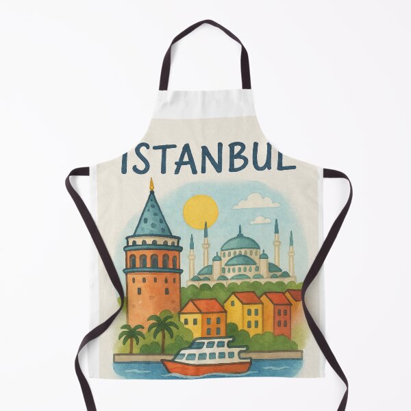 Item preview, Magical Istanbul Cityscape with Glow Accents designed and sold by MIArt Studio.