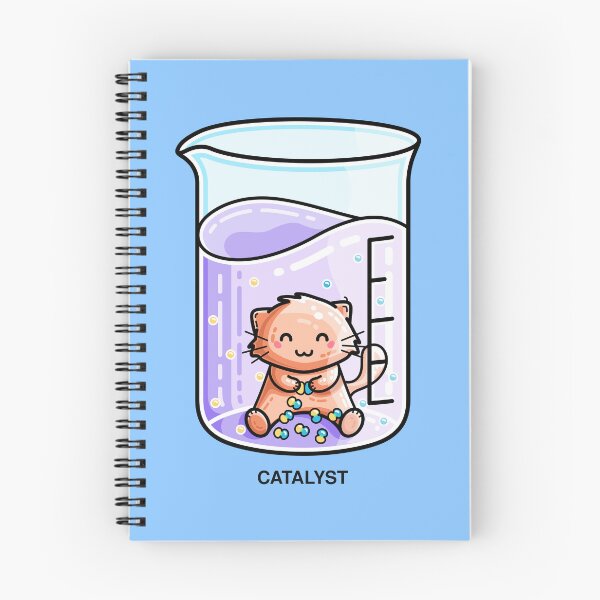 Item preview, Catalyst Cute Chemistry Cat Pun designed and sold by Flaming Imp.