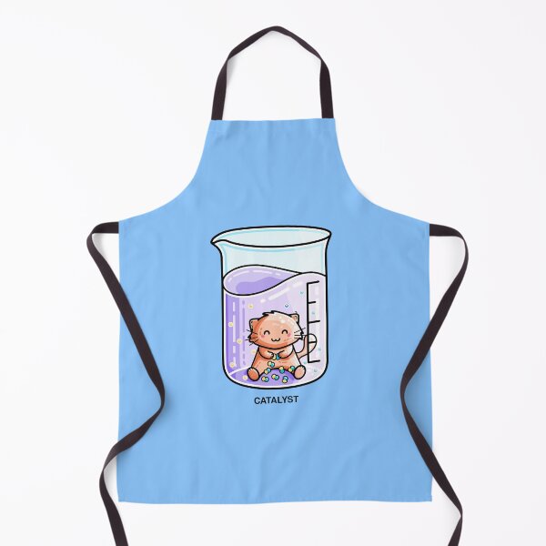 Item preview, Catalyst Cute Chemistry Cat Pun designed and sold by Flaming Imp.