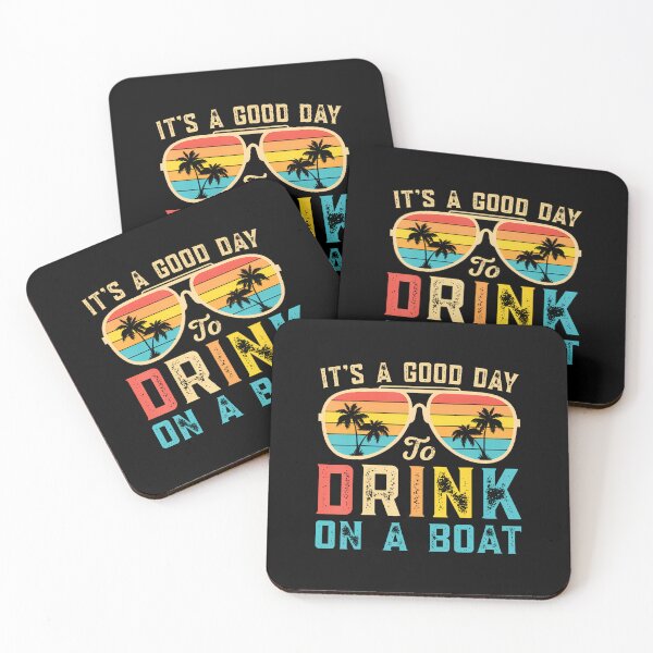 Item preview, It's A Good Day To Drink On A Boat Men Lake Boating Vintage designed and sold by GeorgeneCharlo.