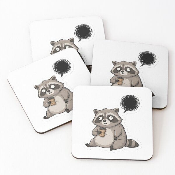Item preview, Existential Dread Raccoon Screaming into Void designed and sold by StickyGuys.
