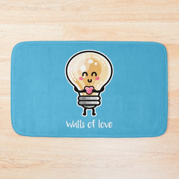 Item preview, Cute Watts Of Love Pun designed and sold by Flaming Imp.