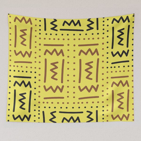 Item preview, African Bogolan pattern designed and sold by Wolagno.