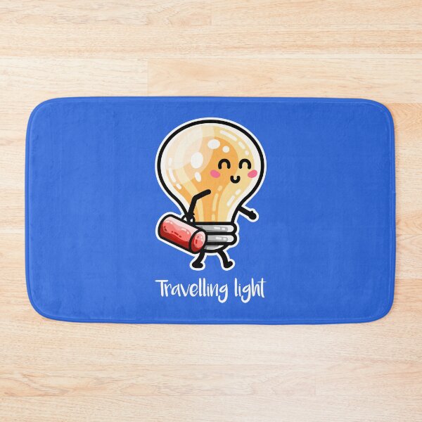 Item preview, Kawaii Cute Travelling Light Pun designed and sold by Flaming Imp.