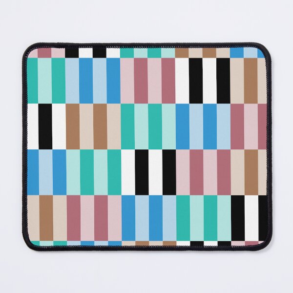 Item preview, Pastel Pop Pixel Weave – Retro Geometric Pattern Design designed and sold by tastodesign.
