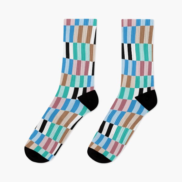 Item preview, Pastel Pop Pixel Weave – Retro Geometric Pattern Design designed and sold by tastodesign.