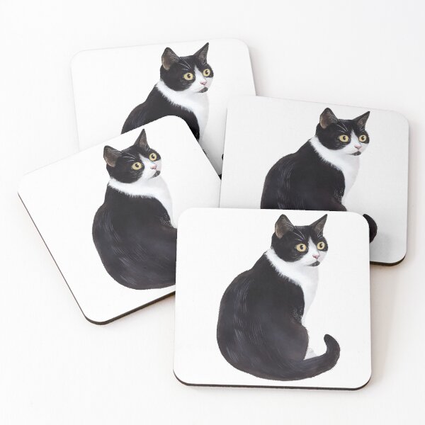 Item preview, Adorable Tuxedo Cat designed and sold by xiao xuans.