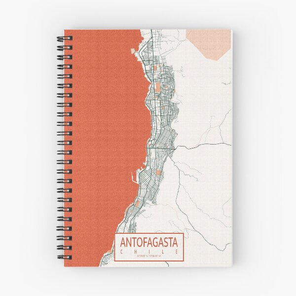 Item preview, Antofagasta City Map of Chile  - Bohemian designed and sold by deMAP.