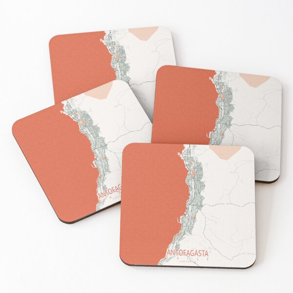 Item preview, Antofagasta City Map of Chile  - Bohemian designed and sold by deMAP.