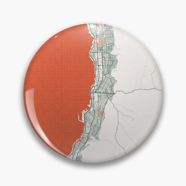 Item preview, Antofagasta City Map of Chile  - Bohemian designed and sold by deMAP.