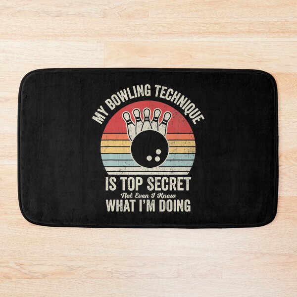 Item preview, My Bowling Technique Is Top Secret Retro designed and sold by LauraLydiaa.