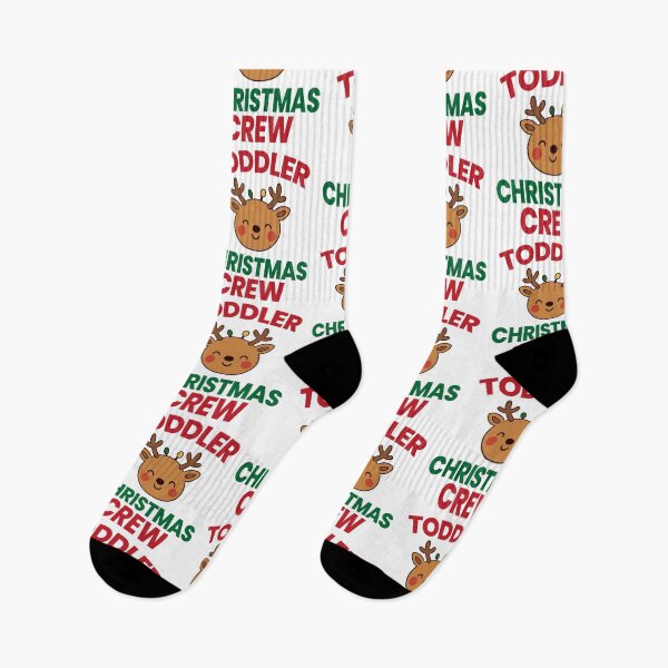 Item preview, Toddler Christmas Crew – Cute Reindeer Holiday Matching Family Shirt designed and sold by Kewessthetic.
