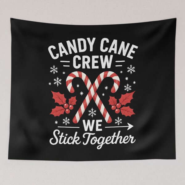 Item preview, Candy Cane Crew We Stick Together Christmas designed and sold by hemagamo.