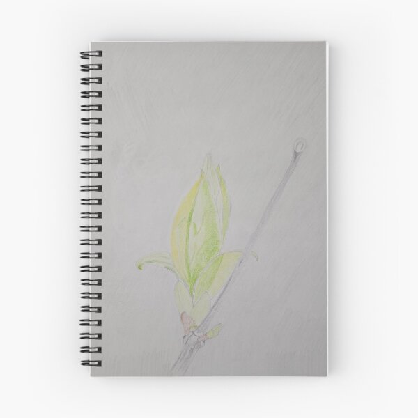 Item preview, Spring Bud Pencil Drawing - Botanical Nature Art Illustration designed and sold by Elderlight Studio - L. Vlashev.