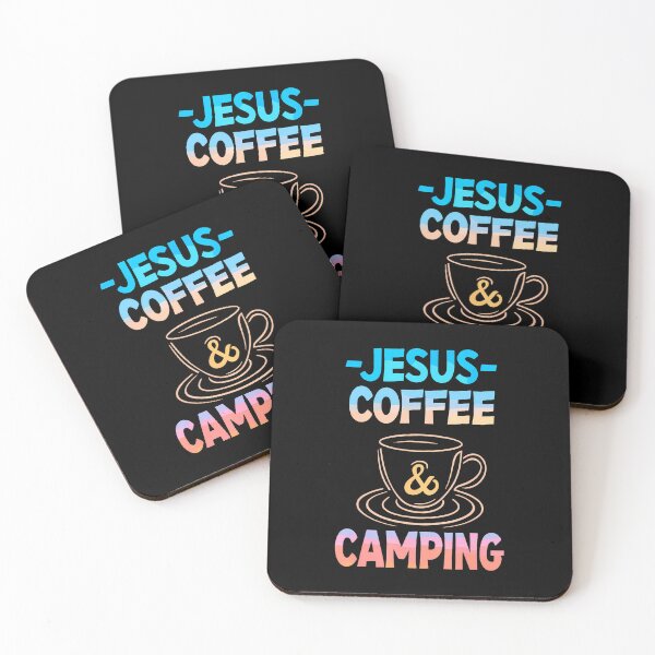 Item preview, Jesus Coffee Camping Christian Camp Family Vacation designed and sold by EdithKelly1.