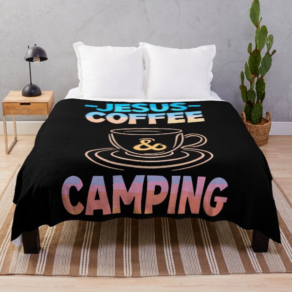 Item preview, Jesus Coffee Camping Christian Camp Family Vacation designed and sold by EdithKelly1.